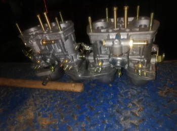 Carburación 40idf nueva y colector biarbol