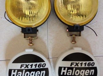 Faros largo alcance 165mm más tapas