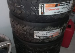 4 slicks hankook en 15