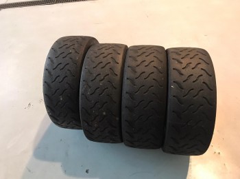 4 neumaticos de rallye hancook