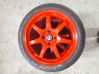 Juego de 4 ruedas 17  lluvia