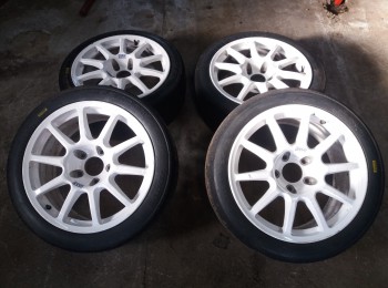 Llantas braid 17  para bmw montadas pirelli y hankook