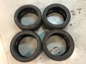 4 slicks michelin pilot sport 27/65-18 (s9l) a mitad de vida