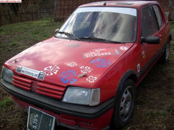 Vendo 205 gti homologado grupo a en 5000 euros documentacion