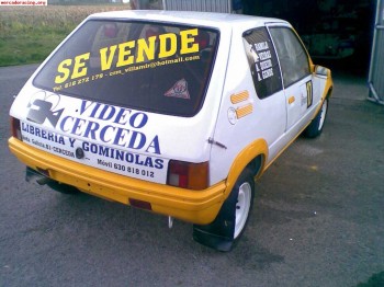 Peugeot 205 gtx autocross listo temporada 2008