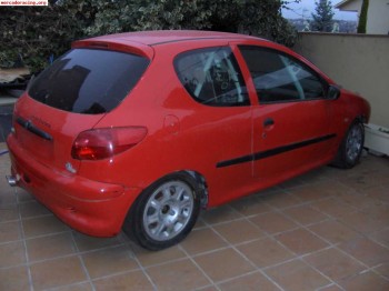 Vendo despiece de peugeot 206 1.6cc gra
