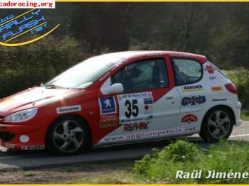 Se vende peugeot 206 volant racc