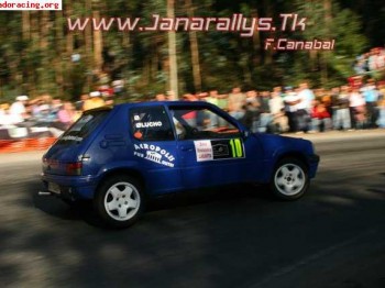 205 rally totalmente equipado