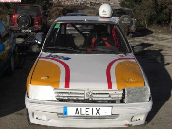 Peugeot 205 gti y remolque