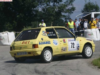 205 rallye + plataforma + equipación