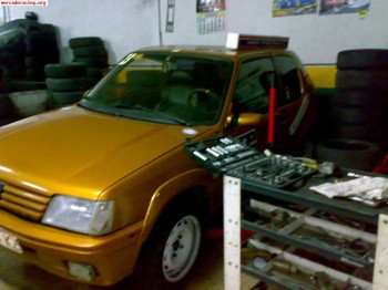 Peugeot 205 rallye,. 1.6,. grupo corto,  carburadores weber,