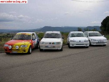 Vendo 205 rally solo 4 carreras open