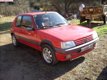 Vendo 4 coches 205 gti por 12000 euros