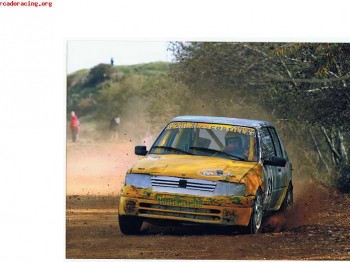 Vendo o cambio peugeot 205 1.9 16v. bi-campeon de castilla y