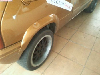 205 rallye grupo corto,cqrburadores weber,escape.bakets,vola