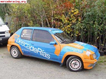 Peugeot 205 rally 1.3 1º clasificado x11 en la temporada pas
