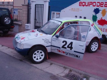 Se vende o se cambia 205 rally de autocross