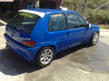 Peugeot 106 rally gr.a subcampeon baleares pista.   palma de