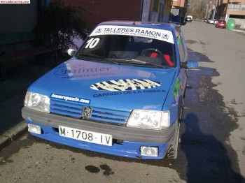 Vendo 205 gti de slalom