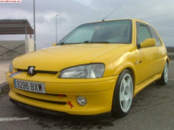 Se vende, o cambia 106 sport 1600cc 100cv