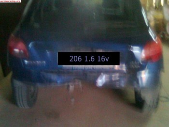 Se vende o cambia peugeot 206 1.6 16v 