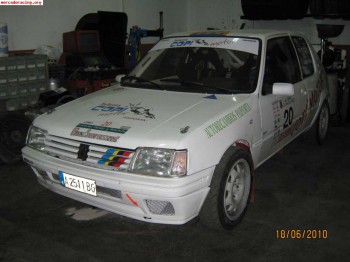 Vendo 205 1600cc carreras