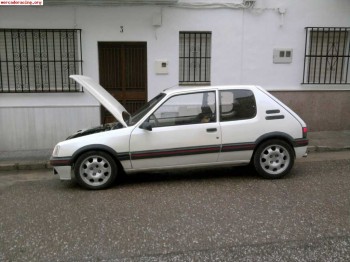 Peugeot 205 estetica gti para slalom