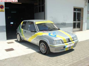 Vendo 205 rallye gr.a o cambio por 106 gti o s16