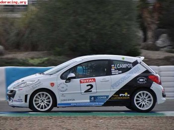 207 thp listo para la challenge peugeot 2011