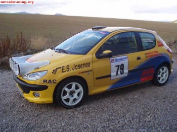 Vendo 206 xs del nacional de rallys muy mejorado