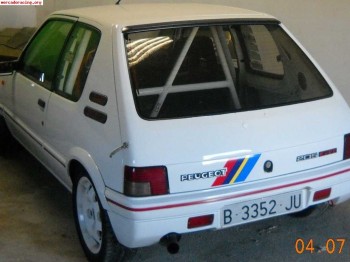 Vendo 205 1.9 gti, itv rallyes, aún no a corrido. posible ca