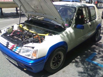 Se cambia 205 rallye de carreras por....