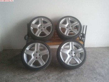 Llantas 206 rc 400€ con gomas