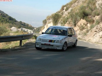 205 rallye documentado con  repuestos 