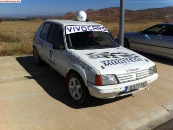 205 rally con motor de saxo 1.6 y carburacion