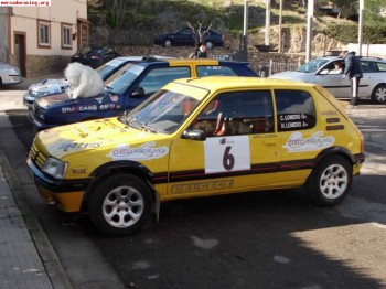 Peugeot 205 rallye 1.6 a carburación.