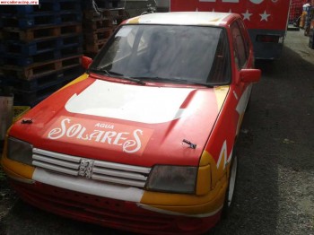 Peugeot 205 gtx preparado para slalom.