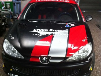 Peugeot 206 kit car estrecho