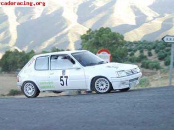 Peugeot 205 rallye posiblemente en mas gordo que hay
