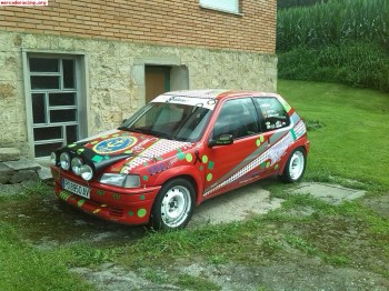 Peugeot 106 rallye fase i competicion
