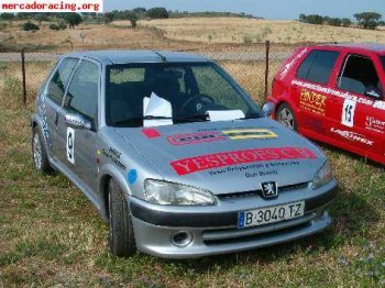 Peugeot 106 slaloms