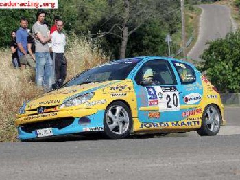 Se vende peugeot 206 xs desafio regional ganador volant racc