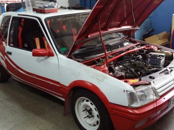 Peugeot 205 gti con motor zx1.9 carburacion