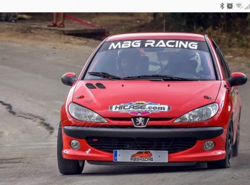 Peugeot 206 xs de rallyes 