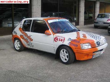 Se vende 205 rally gr.a muy puntero