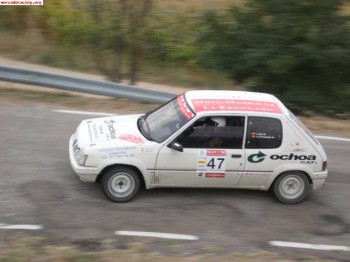 Vendo 205 rally a falta de dos rallys  primero clase n1 en e
