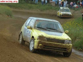 Vendo peugeot 205 1.9 16v. bi-campeon de castilla y leon de