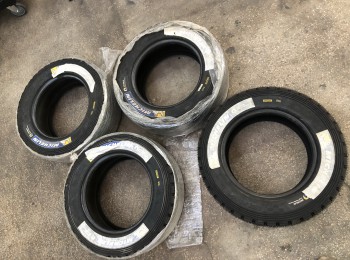 4 ruedas nuevas a estrenar de tierra michelin 17 / 65 / 15 