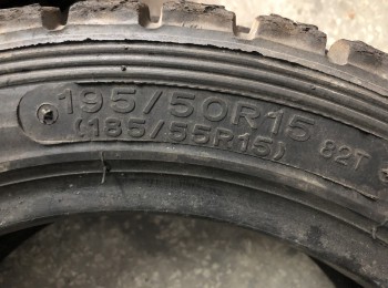 2 ruedas fedima 195 /65/ 15