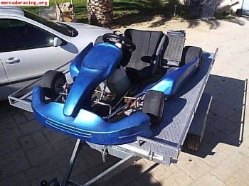 Vendo kart 2t 125 competicion pdr automatico con remolque